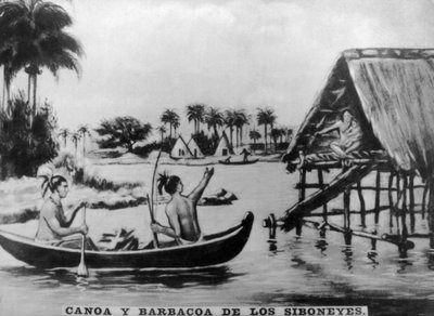 Canoa és Barbacoa, 1920-as évek alkotó: Unbekannt