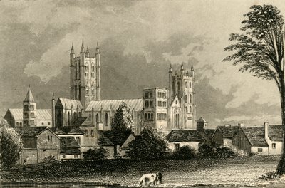 Canterbury katedrális, Kent, 1845. alkotó: Unbekannt