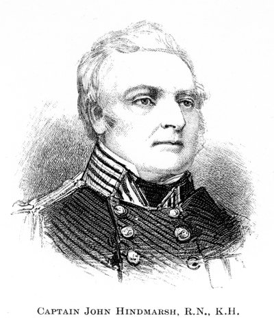 John Hindmarsh kapitány, RN, KH, 1886 alkotó: Unbekannt