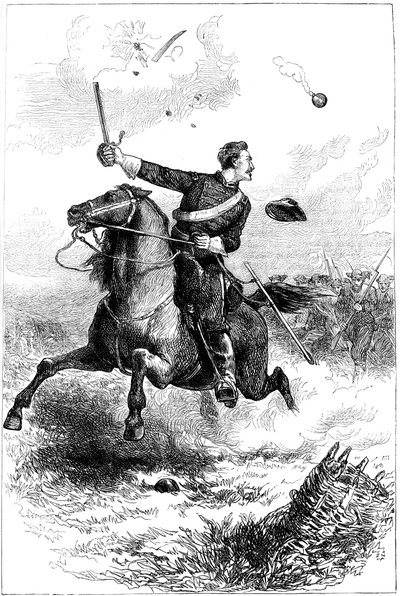 Northrop kapitány vezeti a támadást Knoxville-ben, Tennessee államban, amerikai polgárháború, 1863 c1880 alkotó: Unbekannt