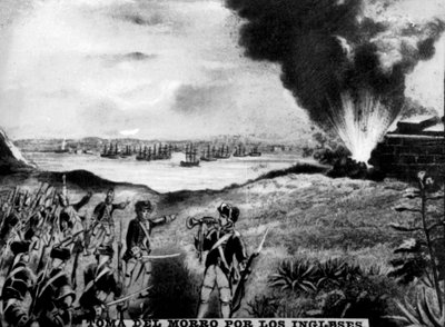 A Morro elfoglalása, 1763, 1920-as évek alkotó: Unbekannt