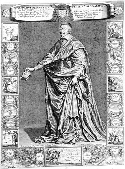 Richelieu bíboros, c1637, 18. század alkotó: Unbekannt