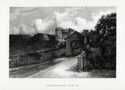 Carisbrooke kastély, Newport, Wight-sziget, 1896 alkotó: Unbekannt