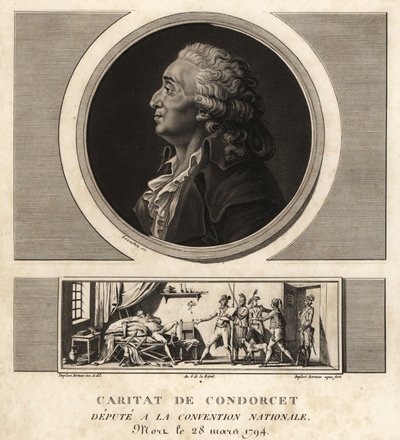 Caritat de Condorcet (1743-1794), francia filozófus és matematikus alkotó: Unbekannt