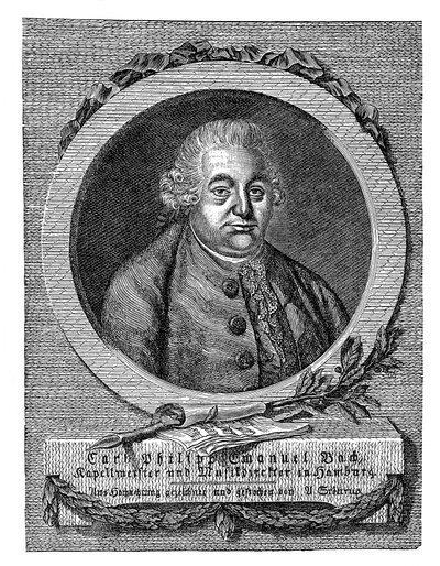 Carl Philipp Emanuel Bach 1714-1788 német zeneszerző és zenész alkotó: Unbekannt