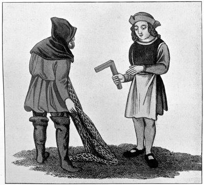 Asztalos és halász, 15. század, 1910 alkotó: Unbekannt