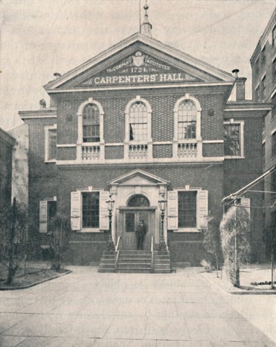 Carpenters Hall, Philadelphia, 1904 von Unbekannt