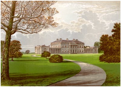 Castle Coole, Enniskillen, Fermanagh megye, Belmore grófjának otthona, 1880 alkotó: Unbekannt