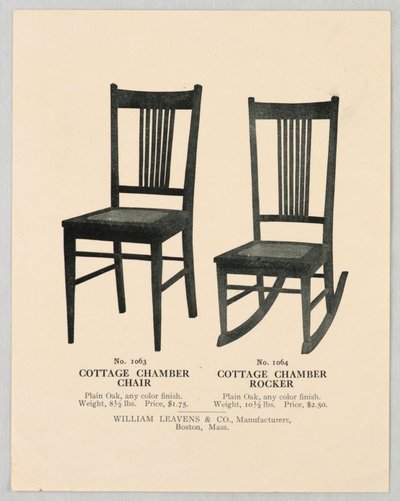 Katalógus illusztráció, Széktervek, 1904–05 alkotó: Unbekannt