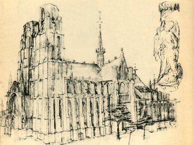 Katedrális és Szent Mihály, 1460, 1943. alkotó: Unbekannt
