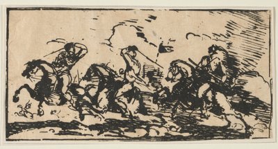 Lovassági csata, c. 1803. alkotó: Unbekannt