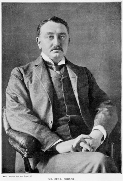 Cecil Rhodes, angol származású dél-afrikai vállalkozó és államférfi, 1890 alkotó: Unbekannt