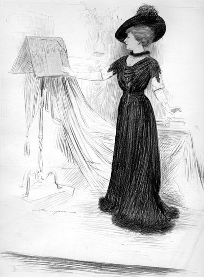 Cecile Sorel francia színésznő, 1909 alkotó: Unbekannt