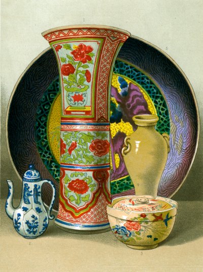 Kerámiaművészet, kínai és japán porcelán alkotó: Unbekannt
