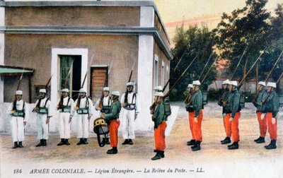 Gárdaváltás, Francia Idegenlégió, 1910 alkotó: Unbekannt