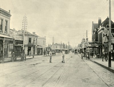 Kápolna utca. Melbourne, 1901. alkotó: Unbekannt