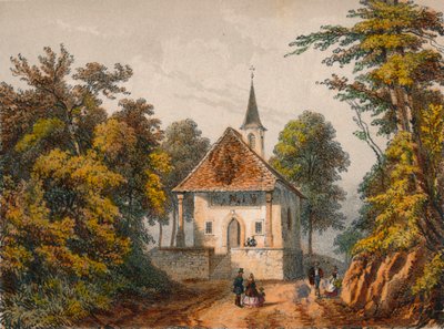 Chapelle de Guillaume-Tell, Küssnacht, 19. század közepe. alkotó: Unbekannt