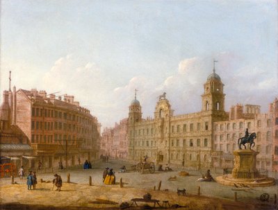 „Charing Cross és Northumberland House”, 18. század vége alkotó: Unbekannt