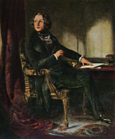 Charles Dickens 1812-1870. - Maclise festménye, 1934. alkotó: Unbekannt