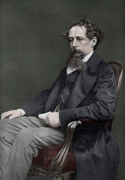 Charles Dickens, 19. századi angol író, 1910 alkotó: Unbekannt