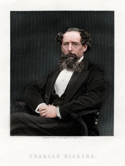 Charles Dickens angol regényíró és újságíró, 1876. alkotó: Unbekannt