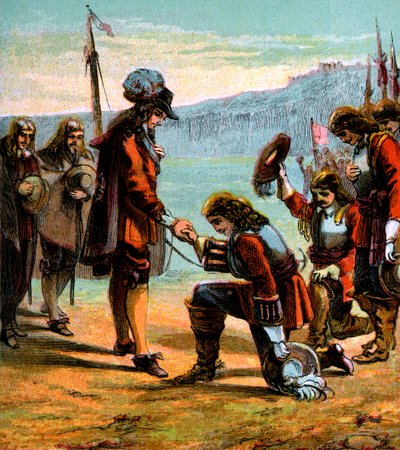 II. Károly és Monck tábornok, c1660, c1850 alkotó: Unbekannt