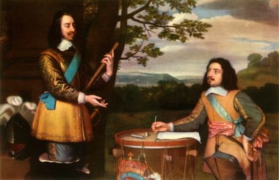 „Charles I Dictating Dispatches to Sir Edward Walker”, 1650, 1944. alkotó: Unbekannt