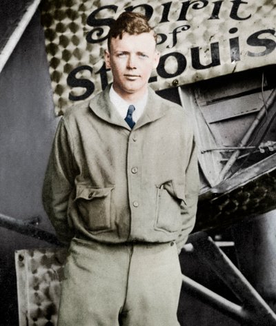 Charles Lindbergh, rekorddöntő repülő, 1927 alkotó: Unbekannt