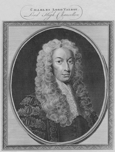 Charles Lord Talbot, Lord főkancellár, 1786. alkotó: Unbekannt