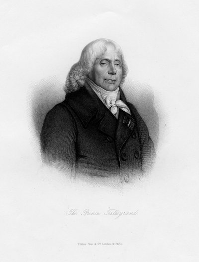 Charles Maurice de Talleyrand-Perigord francia diplomata, XIX alkotó: Unbekannt