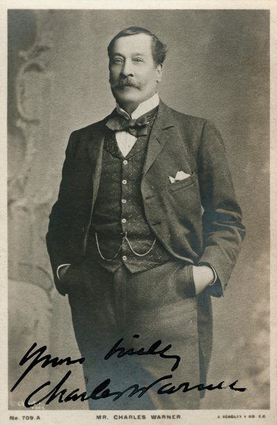 Charles Warner, angol színész, 1890-c1909 alkotó: Unbekannt
