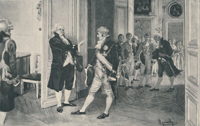 Károly és Ferdinánd Bayonne-ban, 1808, 1896 alkotó: Unbekannt