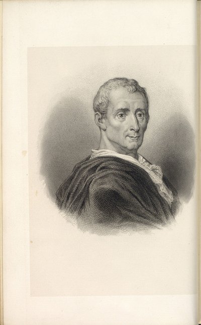 Charles de Secondat, Baron de Montesquieu 1689-1755 von Unbekannt