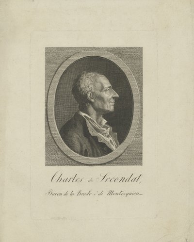 Charles de Secondat, báró de Montesquieu 1689-1755, c. 1795. alkotó: Unbekannt