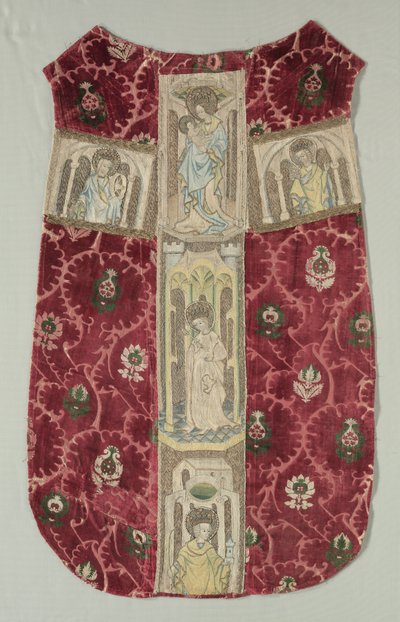 Chasuble hát hímzett Orphrey szalaggal, 1415-1425. alkotó: Unbekannt