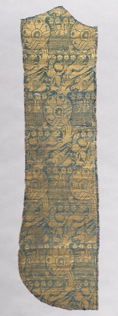 Chasuble Fragment Realistic Animals, c. 1420. alkotó: Unbekannt