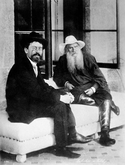 Csehov és Tolsztoj, 19. század vége alkotó: Unbekannt