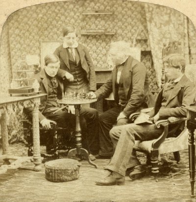Sakk, 1850-es évek alkotó: Unbekannt