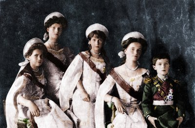 Miklós orosz cár gyermekei, 1910. alkotó: Unbekannt