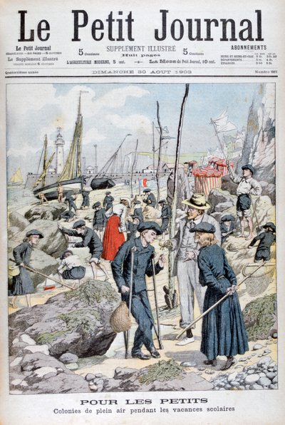 Gyermek üdülőtábor az iskolai szünetben, 1903 alkotó: Unbekannt