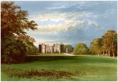Chillingham kastély, Northumberland, Tankerville grófjának otthona, 1880 alkotó: Unbekannt