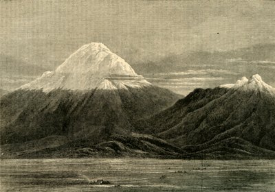 Chimborazo és Carihuairzao, Riobamba irányából, 1881. alkotó: Unbekannt