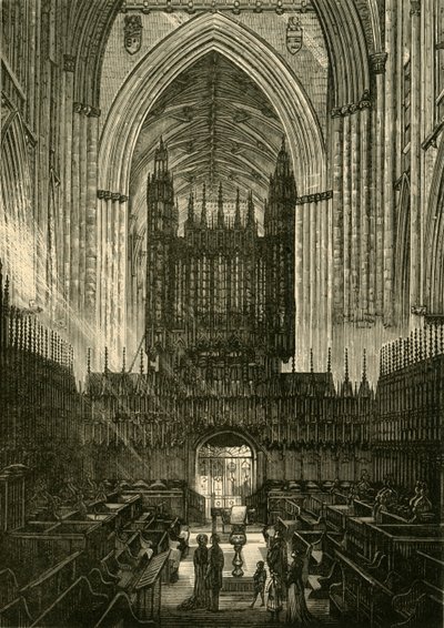 York Minster kórusa, 1898. alkotó: Unbekannt