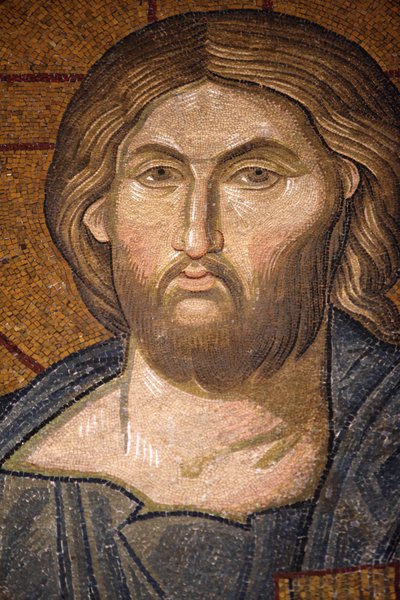 Chora templom múzeum: Jesus Pantocrator mozaik Istanbul Turquie alkotó: Unbekannt
