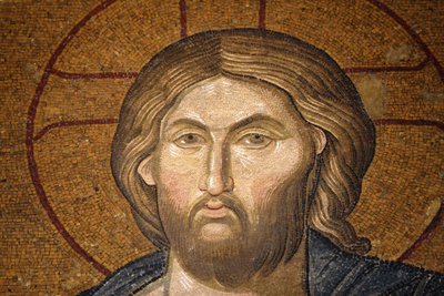 Chora templom múzeum: Jesus Pantocrator mozaik Istanbul Turquie alkotó: Unbekannt