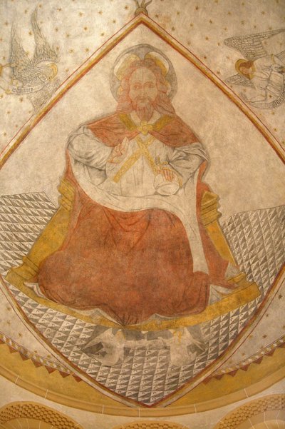 Pantokrátor Krisztus (dicsőségben). Paray le Monial bazilika Paray le Monial Franciaország alkotó: Unbekannt
