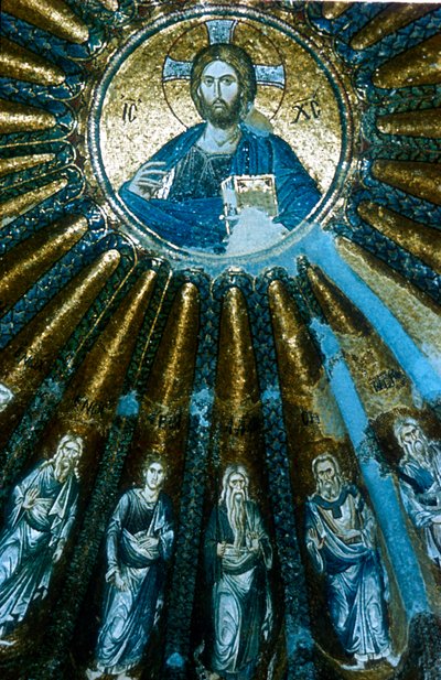 Pantokrátor Krisztus, c1310-c1320 alkotó: Unbekannt