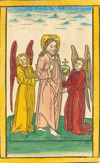 Krisztus Salvatore előtt, c. 1485. alkotó: Unbekannt