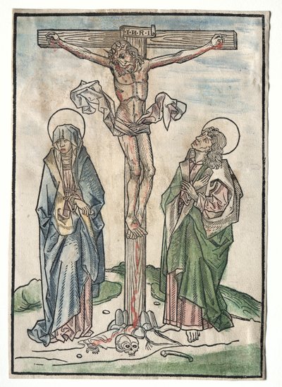 Krisztus a kereszten, 1400-as évek. alkotó: Unbekannt