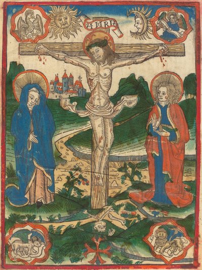 Krisztus a kereszten, 14801500. alkotó: Unbekannt